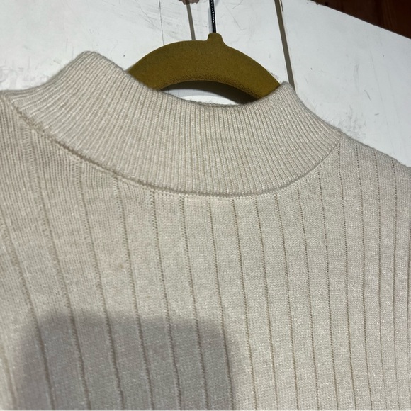 LA Hearts PACSUN Ribbed Mockneck Sweater Cream Size XS - Picture 4 of 8